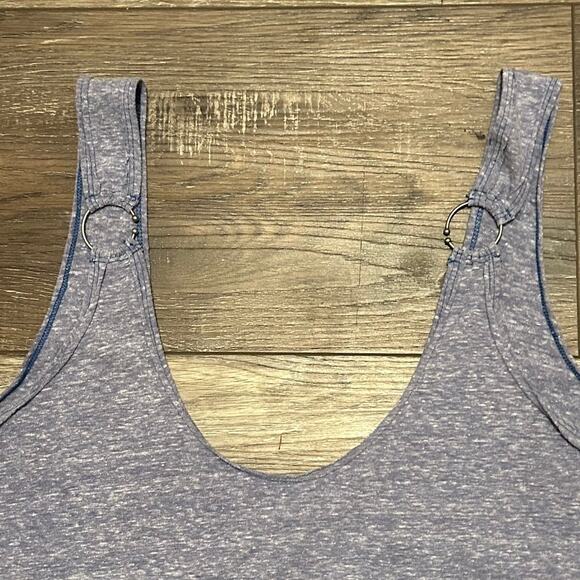Free People We The Free Carly Scoop Neck Cobalt Blue Tank Top Women’s Size Large - Picture 4 of 10
